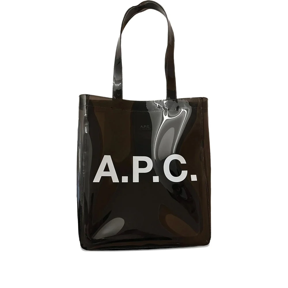 A.P.C. Grey Tote Bags Men - 1