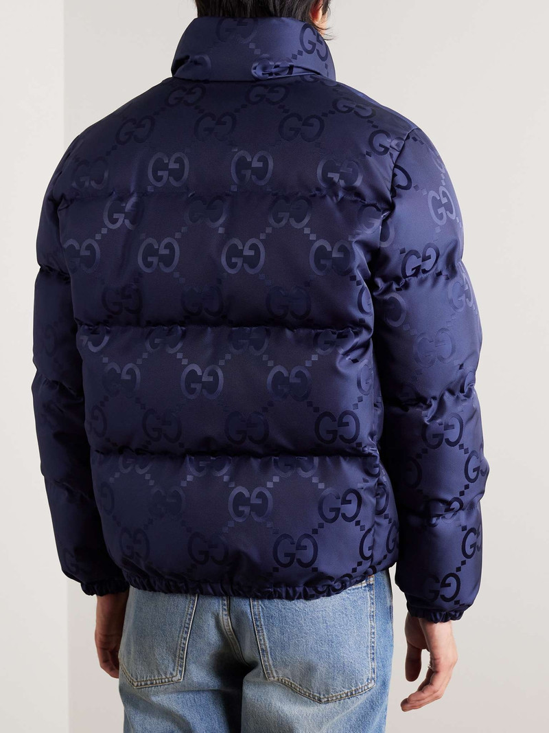 GUCCI Logo-Jacquard Quilted Shell Down Jacket - 694161Z8A53