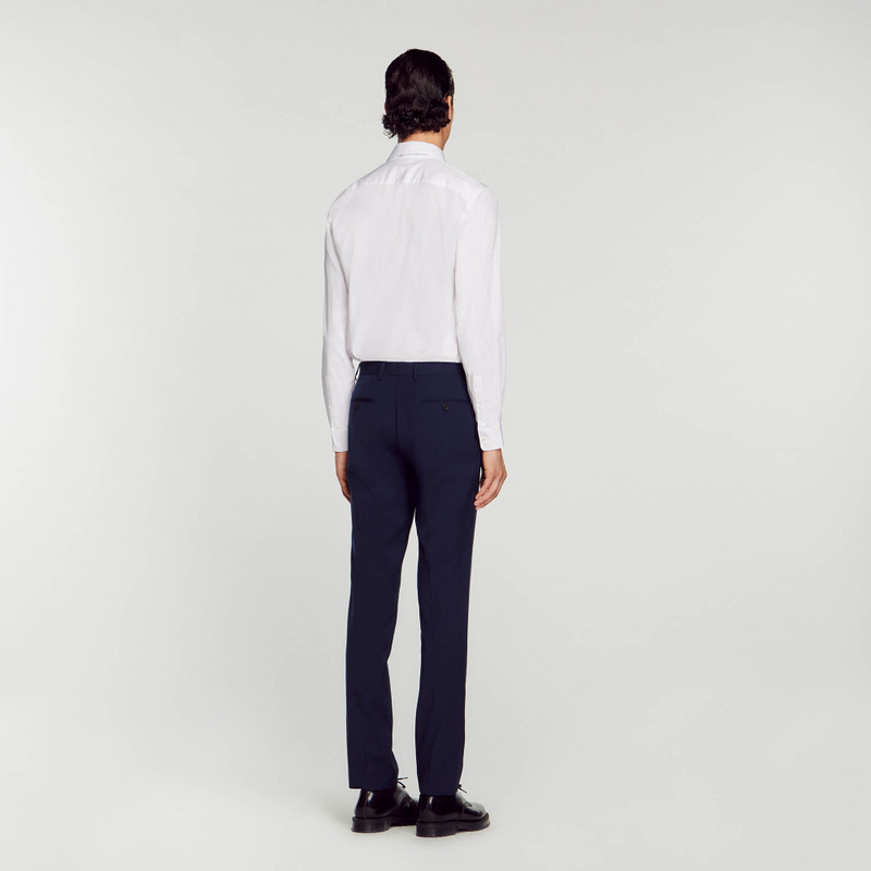 VIRGIN WOOL SUIT TROUSERS 6