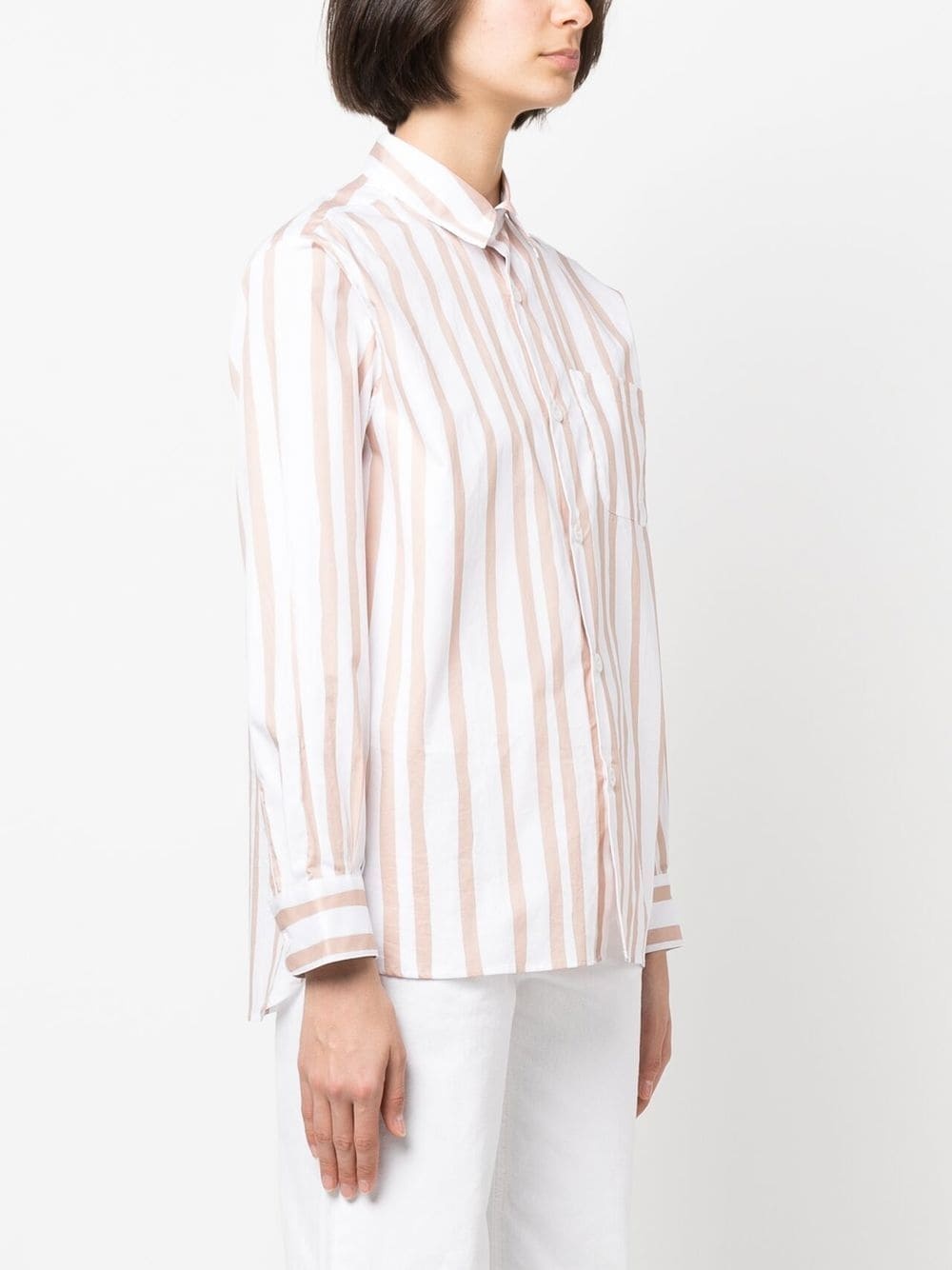 stripe cotton shirt - 3