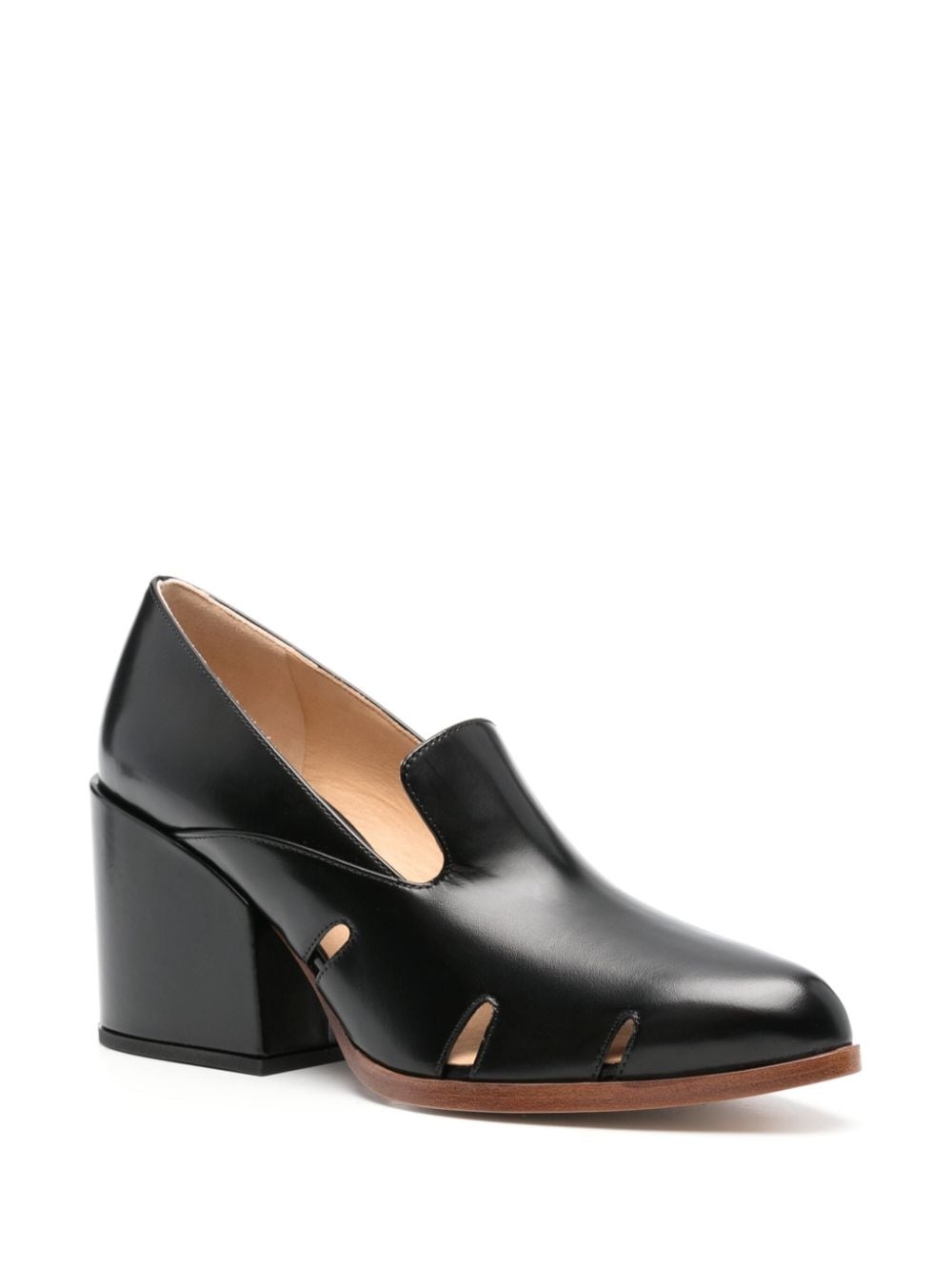 Eliza 75mm leather pumps - 2