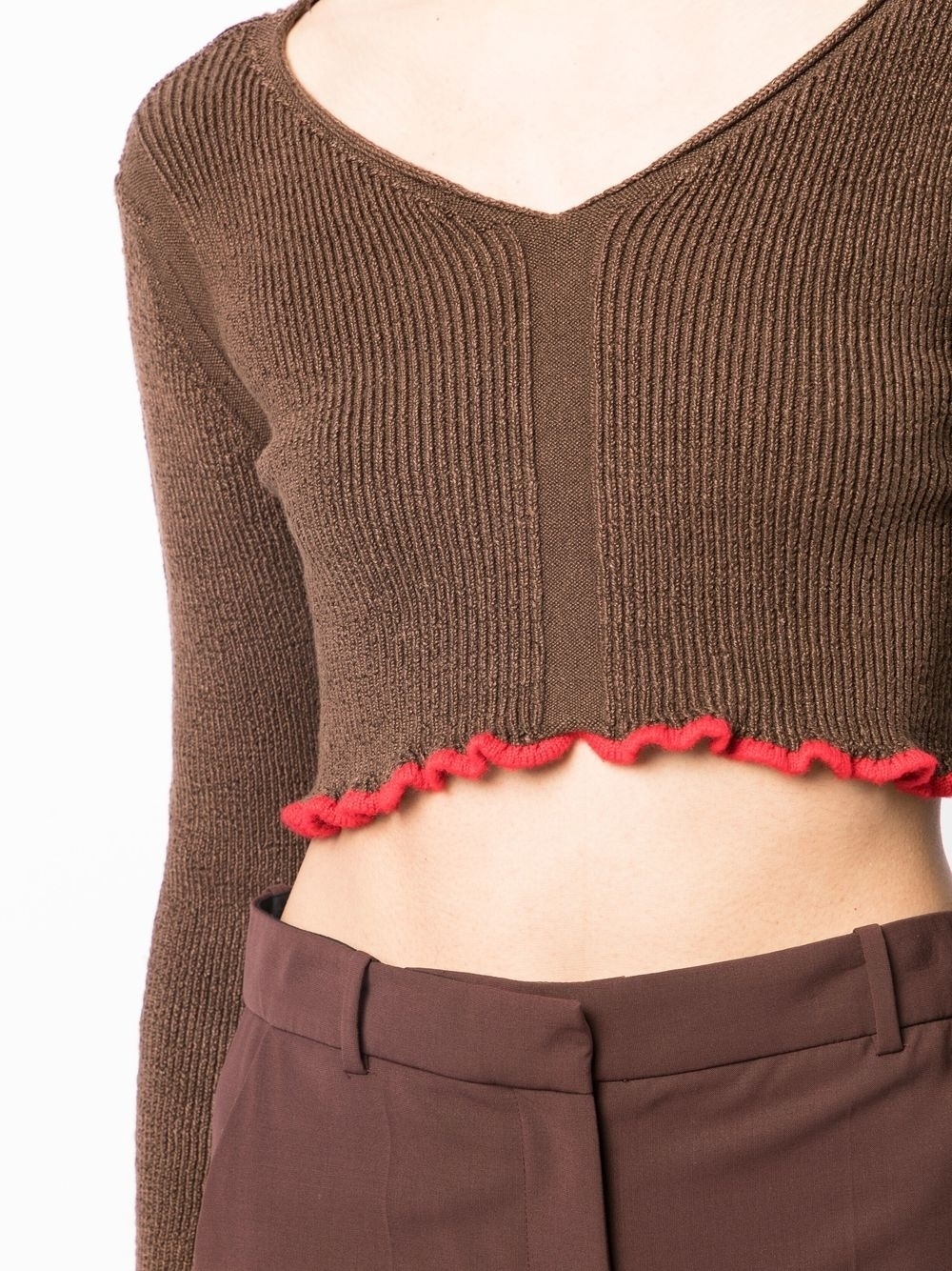 La maille Santon cropped jumper - 5