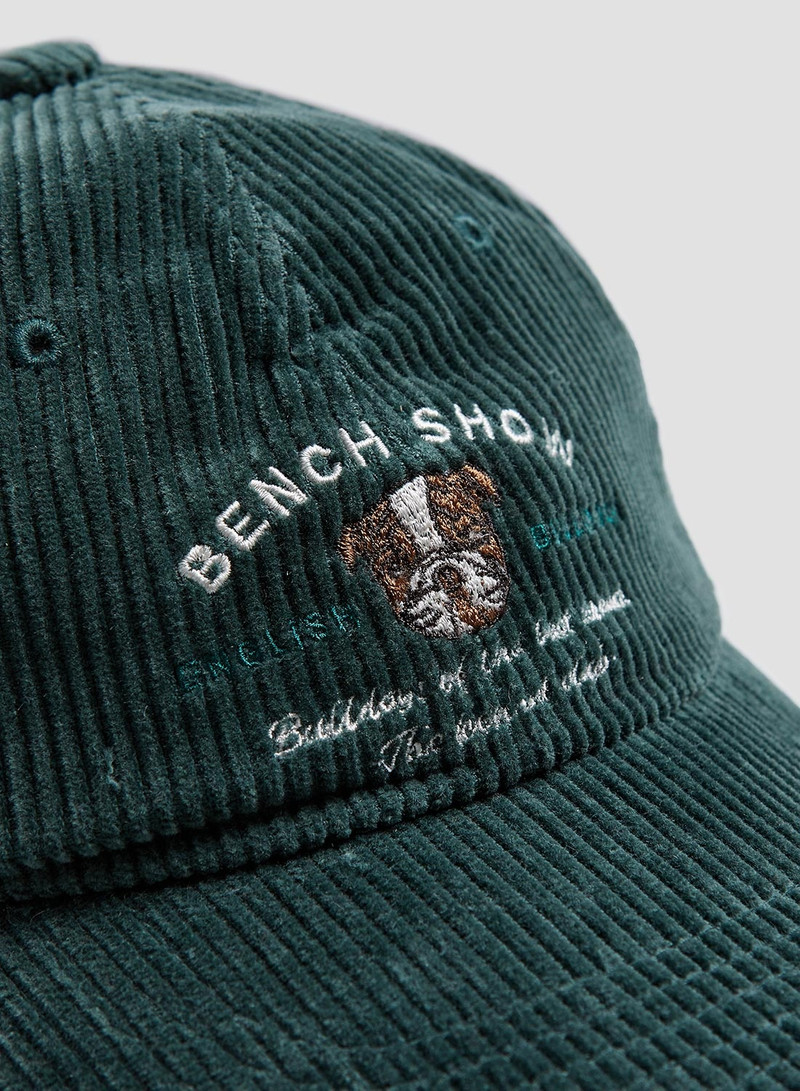 Nigel Cabourn Wild Bricks Corduroy Kennel Club Cap Green outlook