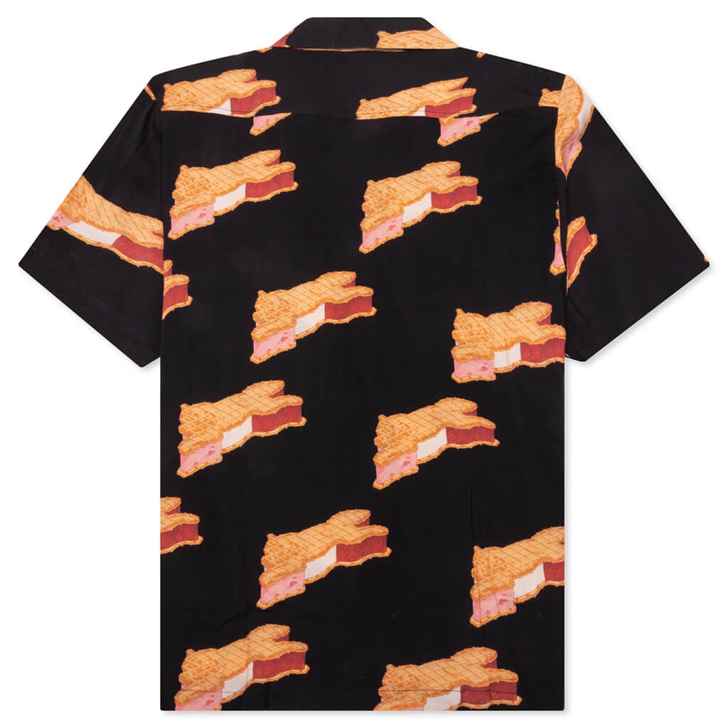 BASS S/S WOVEN - BLACK - 2