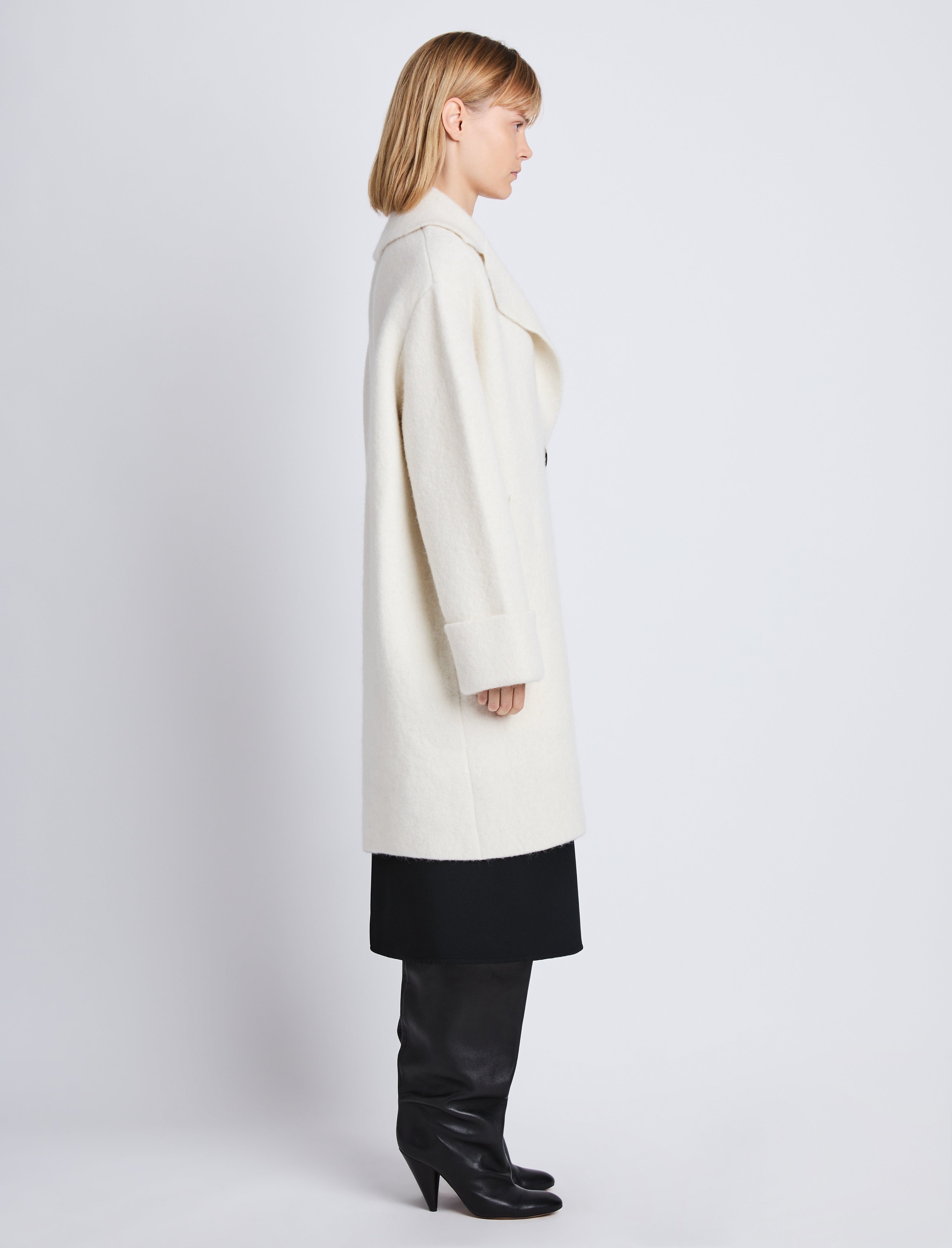 Ruth Coat in Knit Outerwear - 3