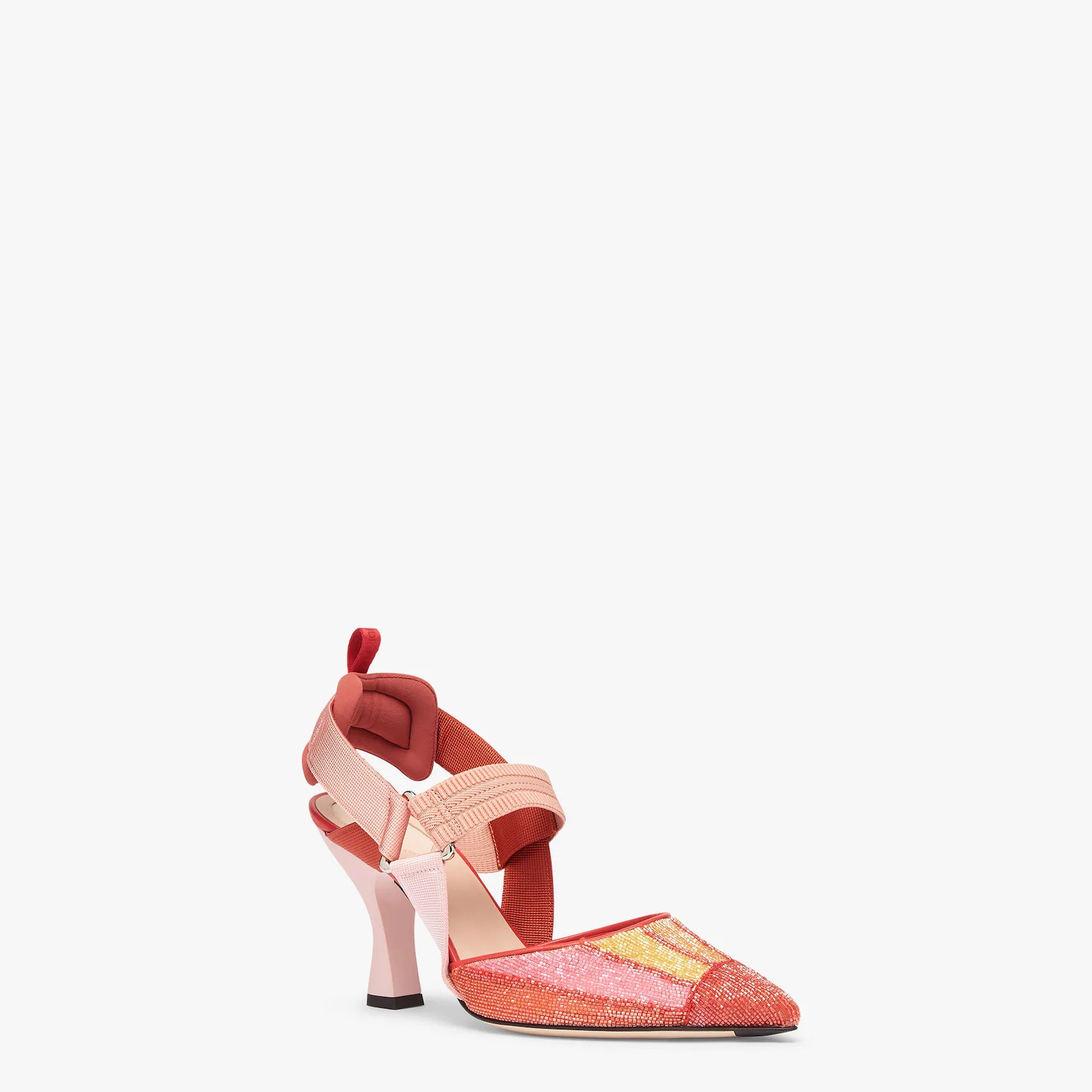 Pink tulle and high-heeled slingbacks - 2