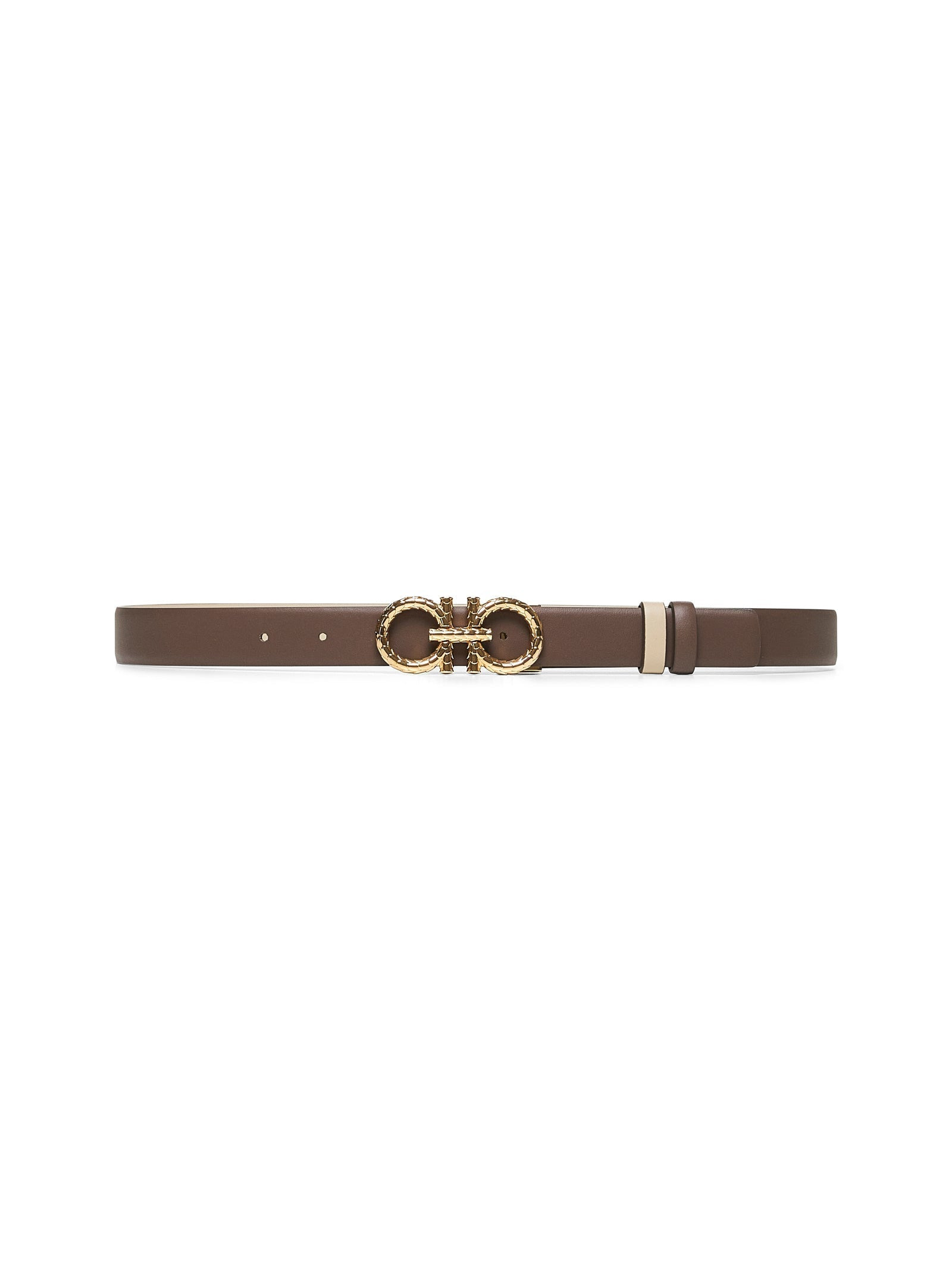 Ferragamo Women Stone Reversible Gancini Belt - 3