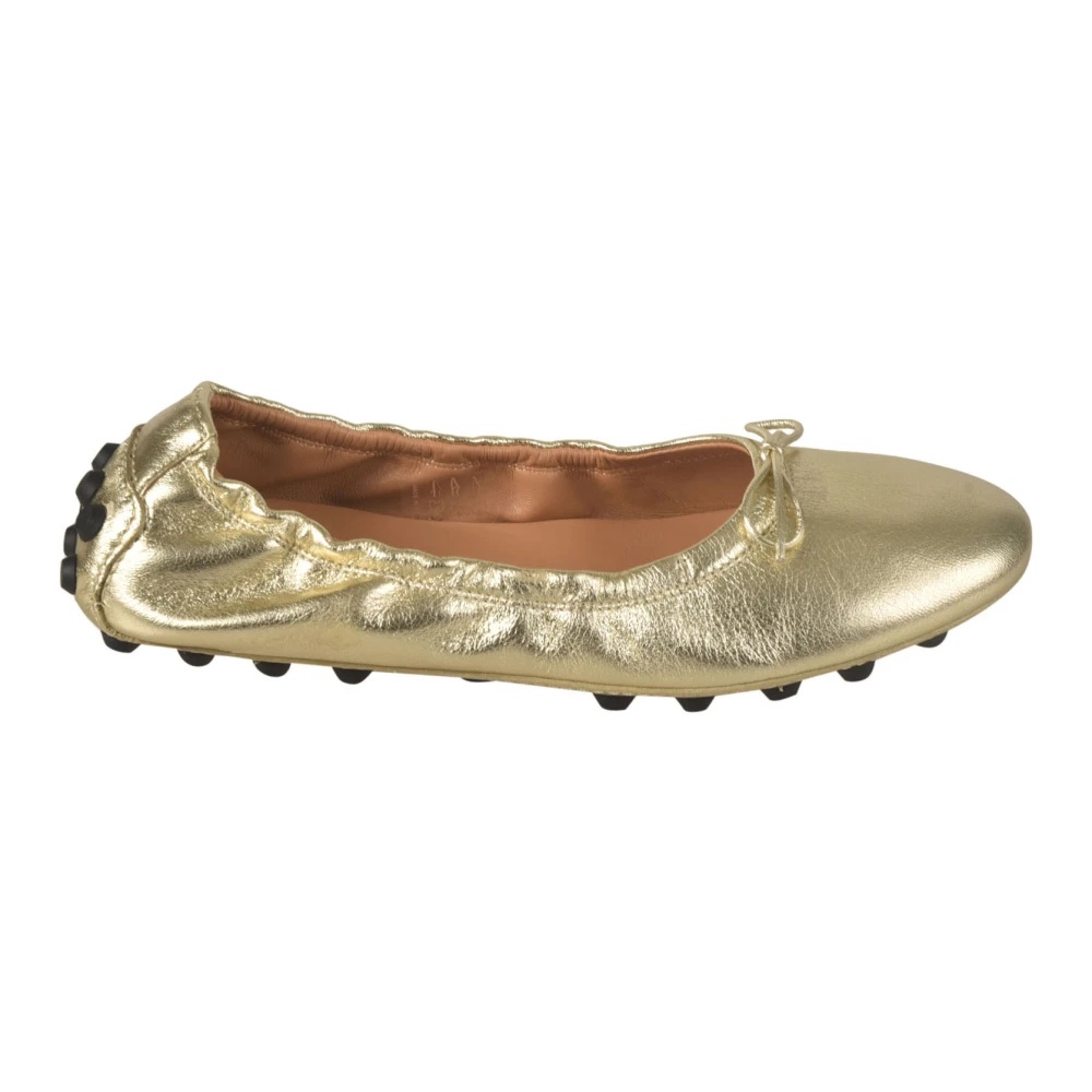 靴 Tods ballerina flats Amazon.com | Tod's Women's Dee Ballet Flat, Yellow/Pink, 35