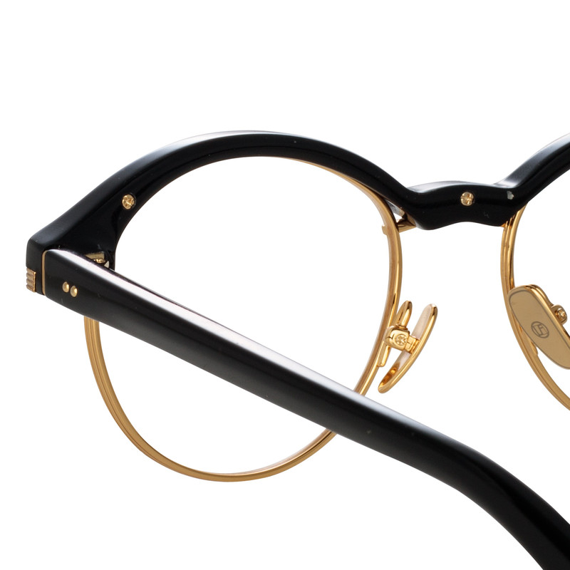 MEN'S KEEN OVAL OPTICAL FRAME IN BLACK 4