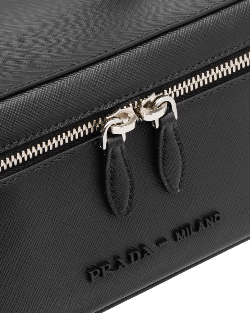 Prada Medium Saffiano leather pouch outlook
