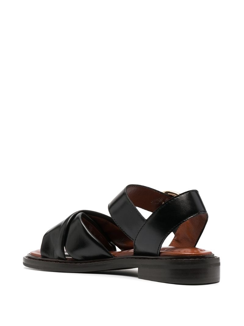crossover-strap sandals - 6