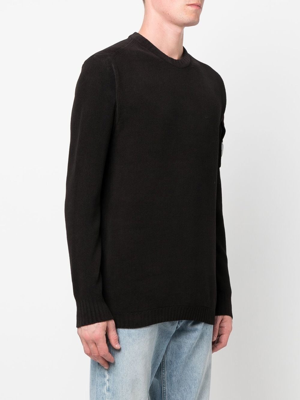 crew neck cotton sweater - 3