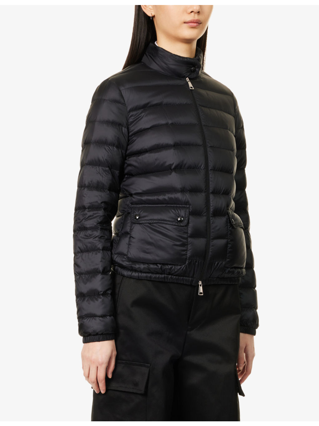 Lans funnel-neck regular-fit shell-down jack - 3