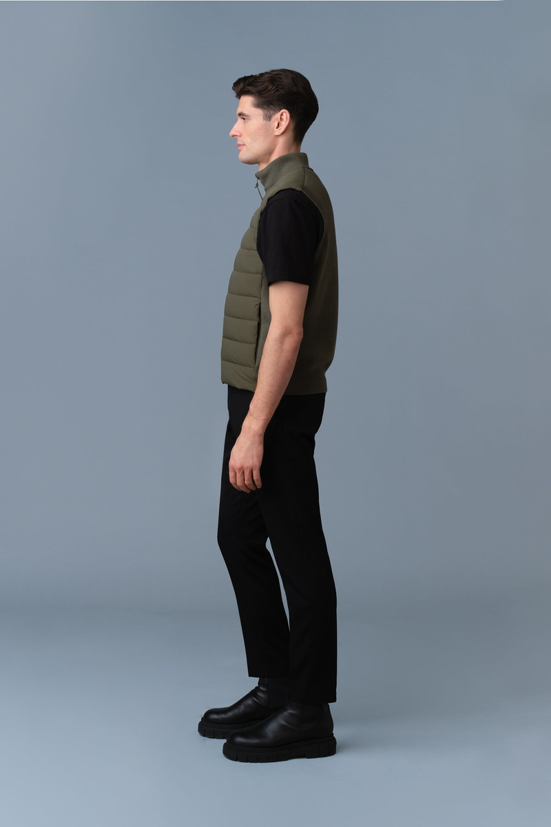 MACKAGE JACOB Rib Knit Light Down Vest outlook