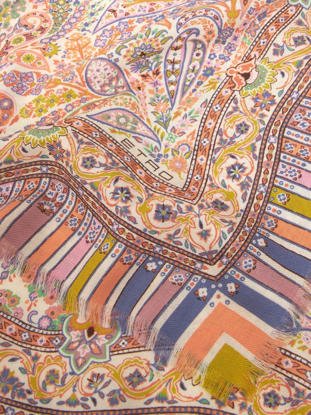 paisley-print scarf - 2