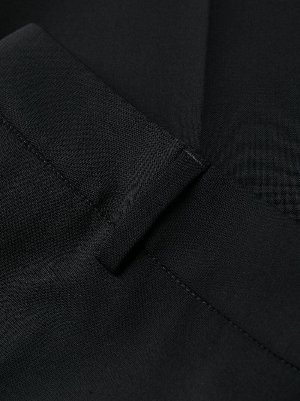 logo-plaque tailored trousers - 7