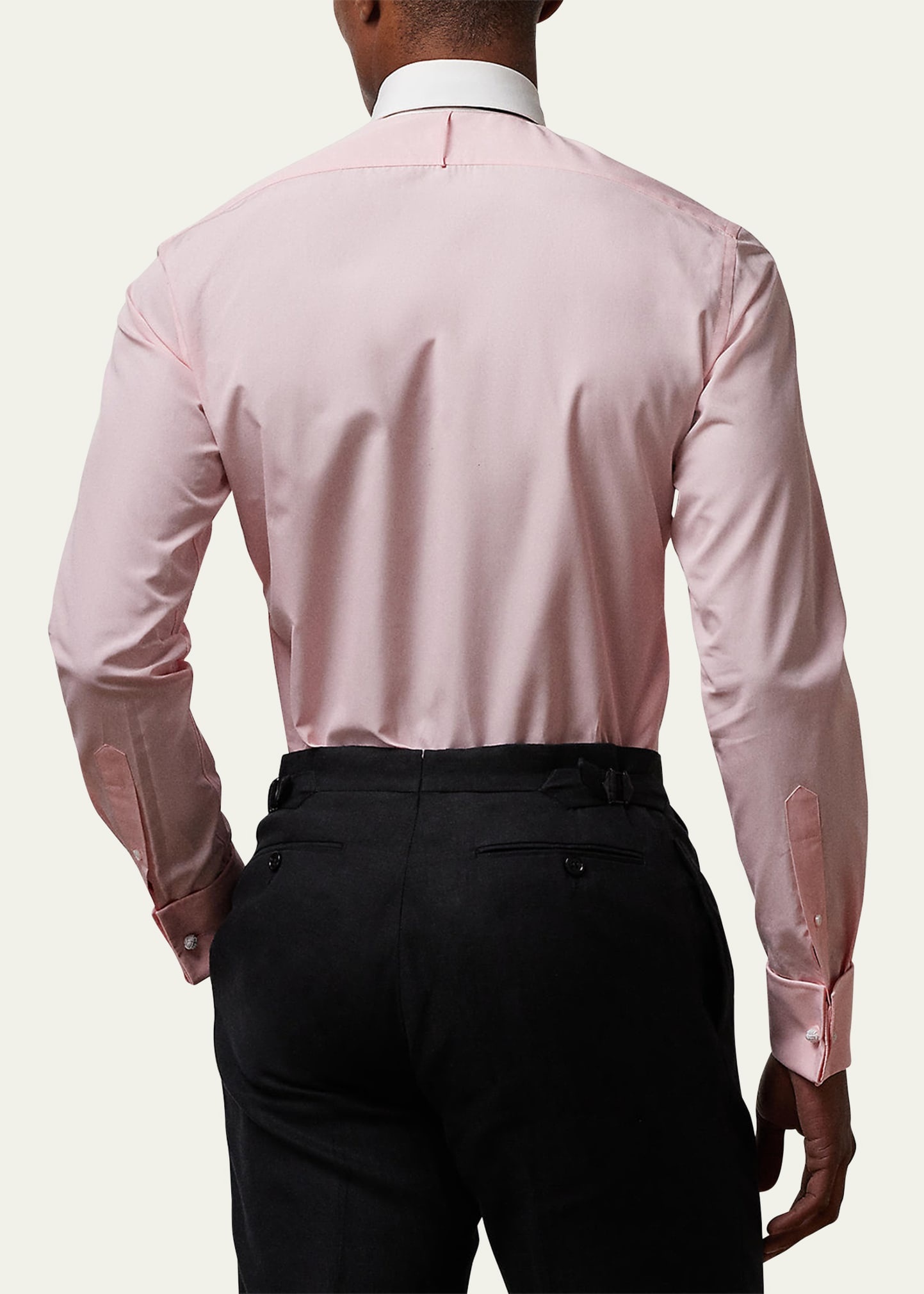 Men's Pleated French-Cuff Tuxedo Shirt - 3