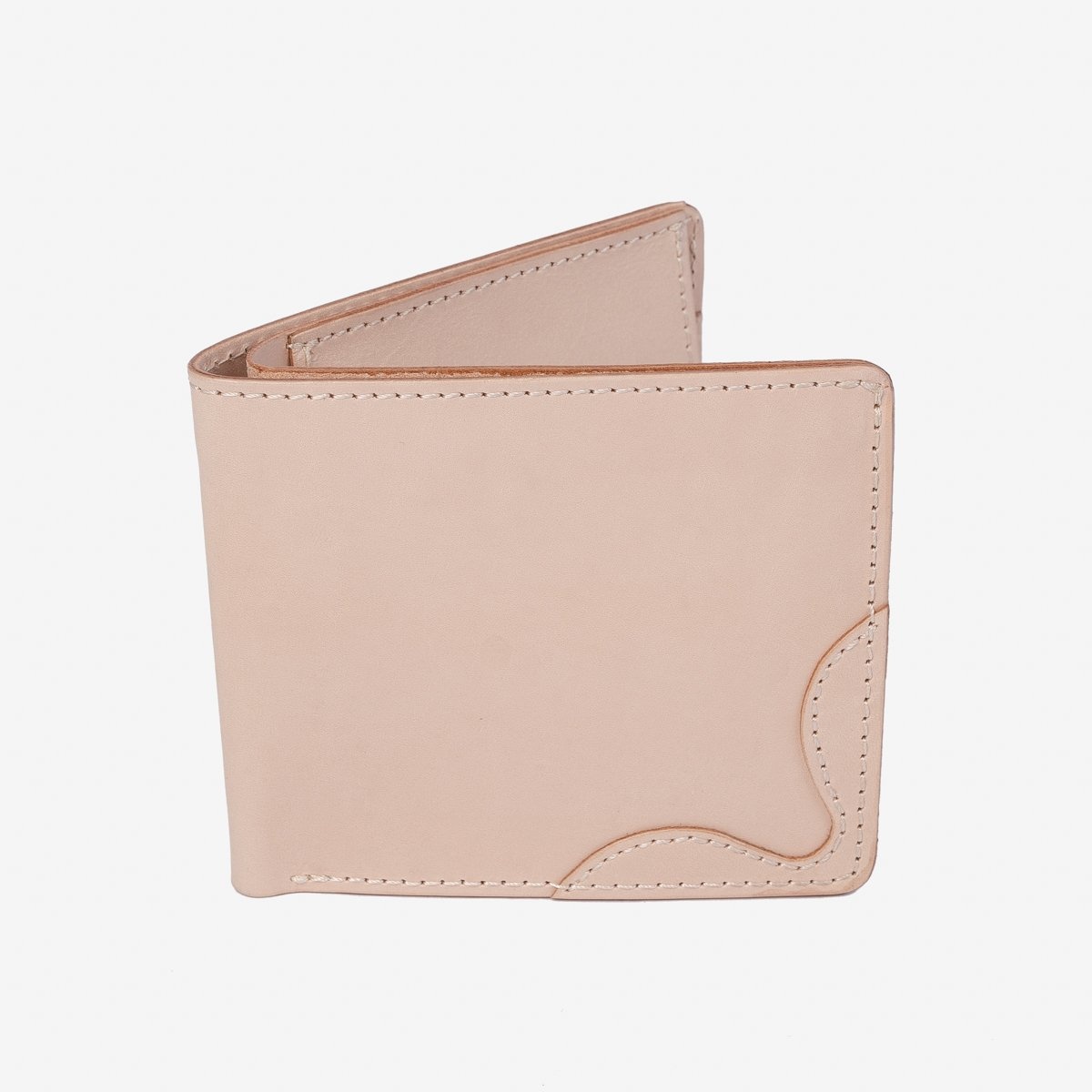 OGLH-KM-BFOLD-COIN-NAT OGL Kingsman Classic Bi-Fold Wallet with Coin Pocket and Arc Accent - Natural - 4