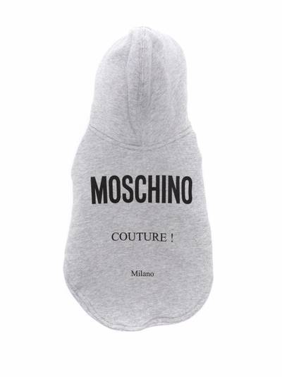 Moschino logo-print pet sweater vest outlook