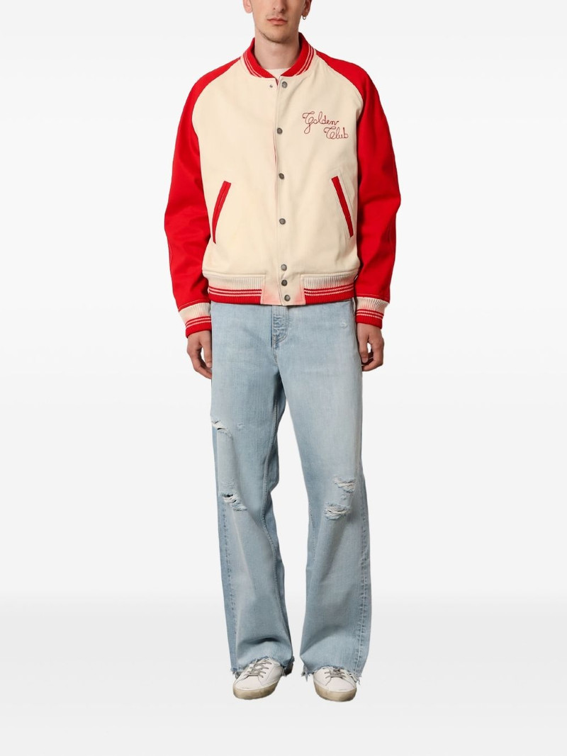 Golden Goose embroidered bomber jacket outlook