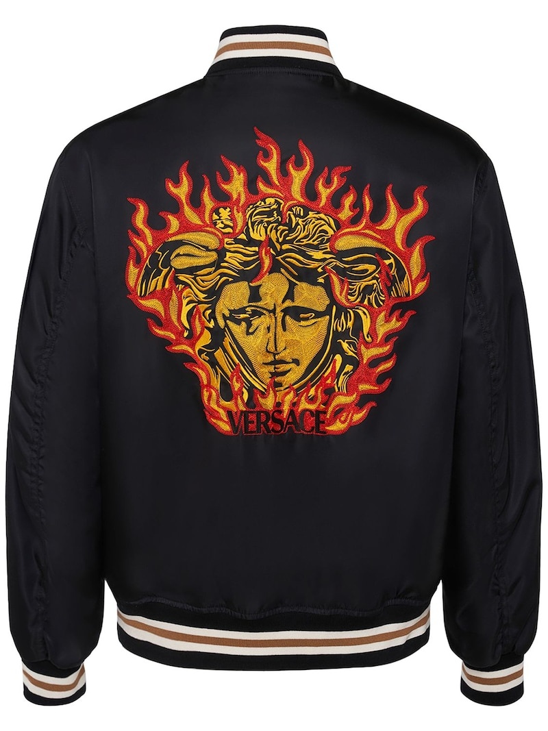 Embroidered bomber jacket - 1