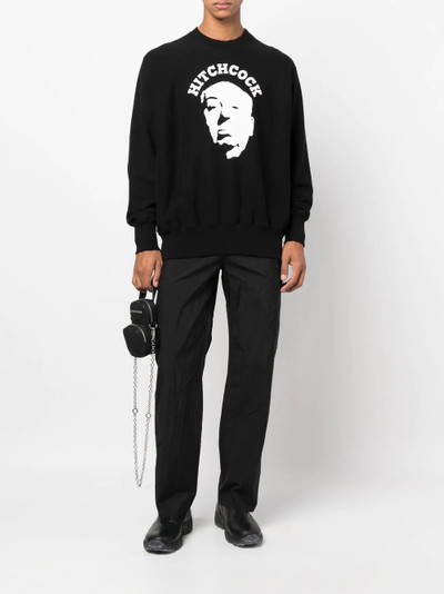 UNDERCOVER Hitchcock print sweatshirt outlook