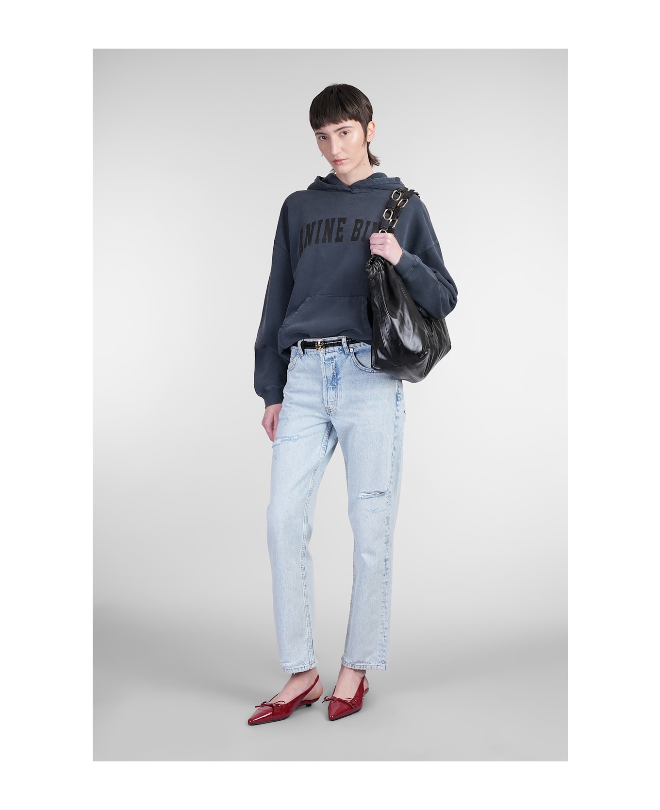 Harvey Sweatshirt In Black Cotton - 2