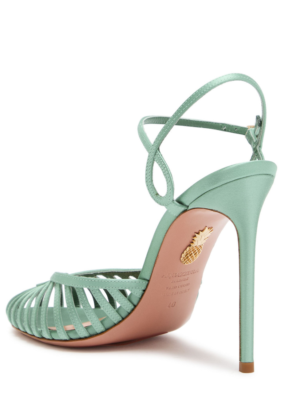 Aquazzura Sweet Surrender 105 Satin Pumps - 2