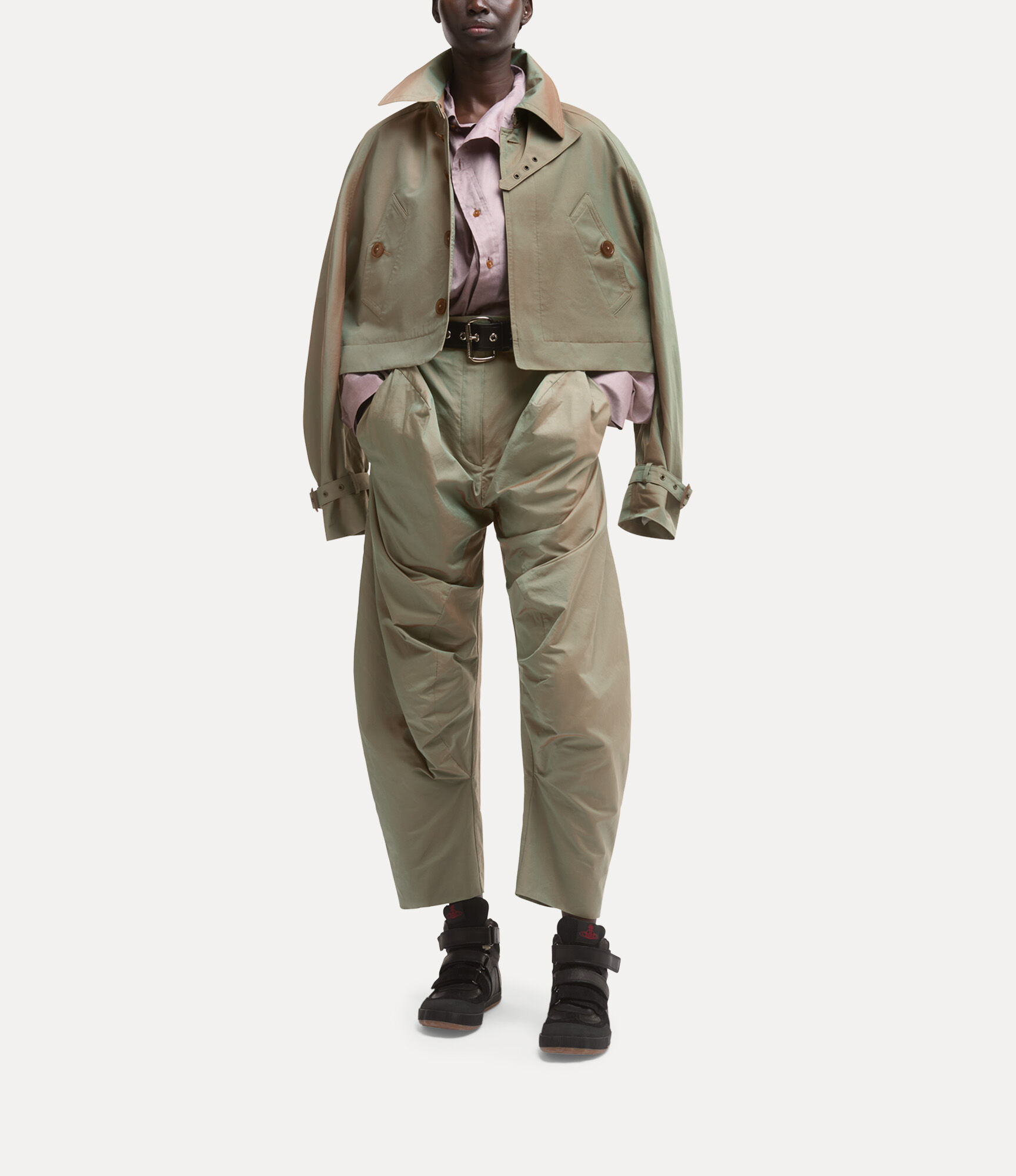 CUT OFF GRAZIANO TRENCH COAT - 2