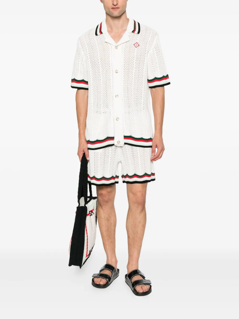 Casablanca Men Shirt With Embroidered Logo - 2
