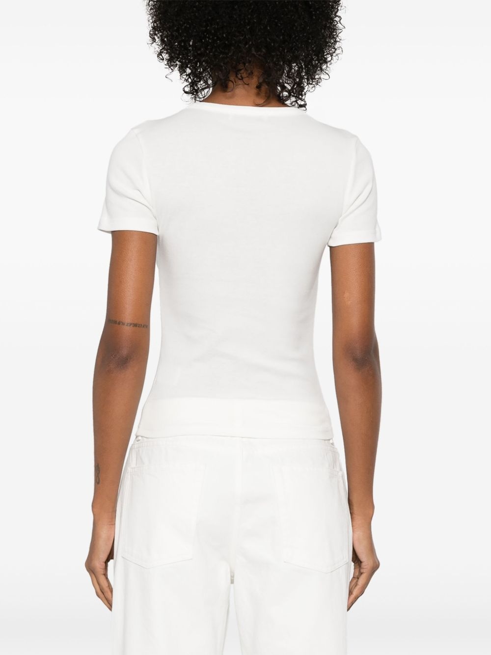cotton T-shirt - 4