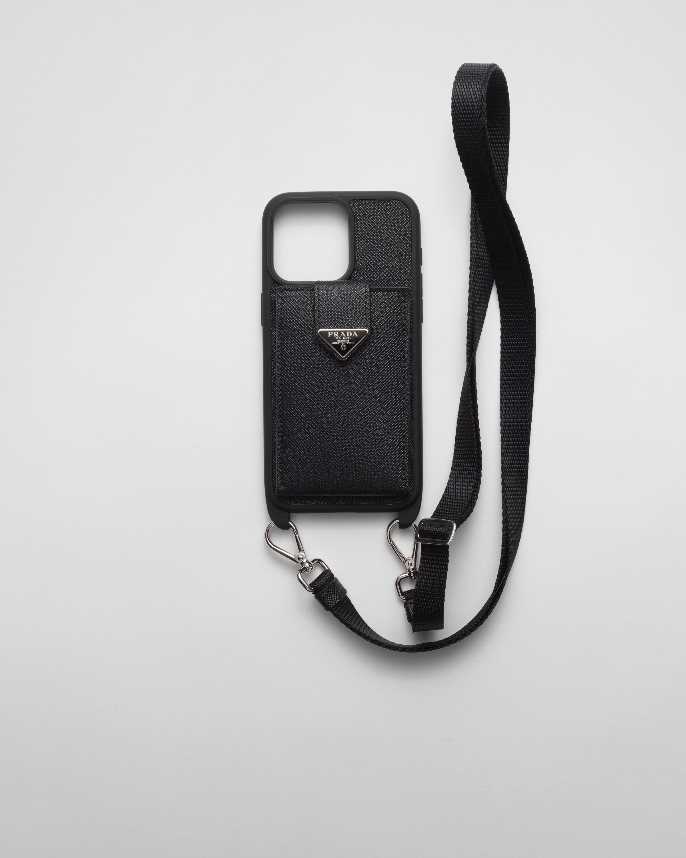 Saffiano leather cover for iPhone 15 Pro Max - 1