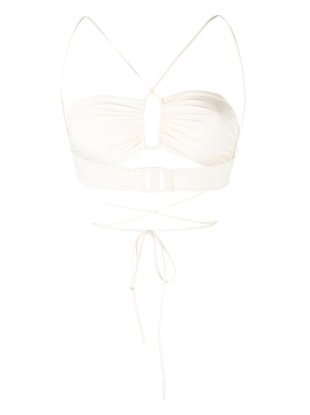criss-cross bandeau top - 2