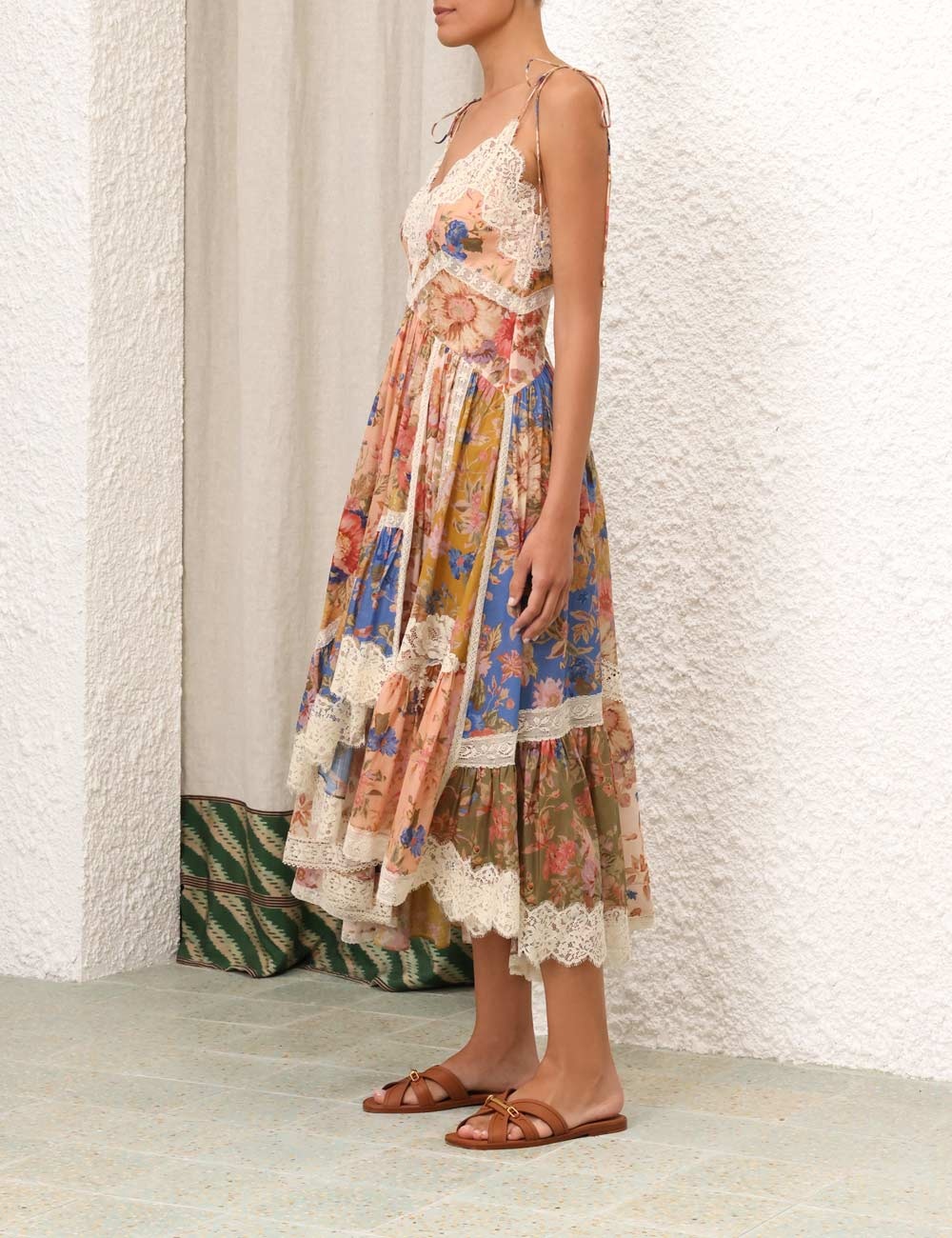 ZIMMERMANN 2148SR251MNTLACPRI 関税送料込 Zimmermann One-Shoulder Rib-Knit Top | Saks Fifth Avenue
