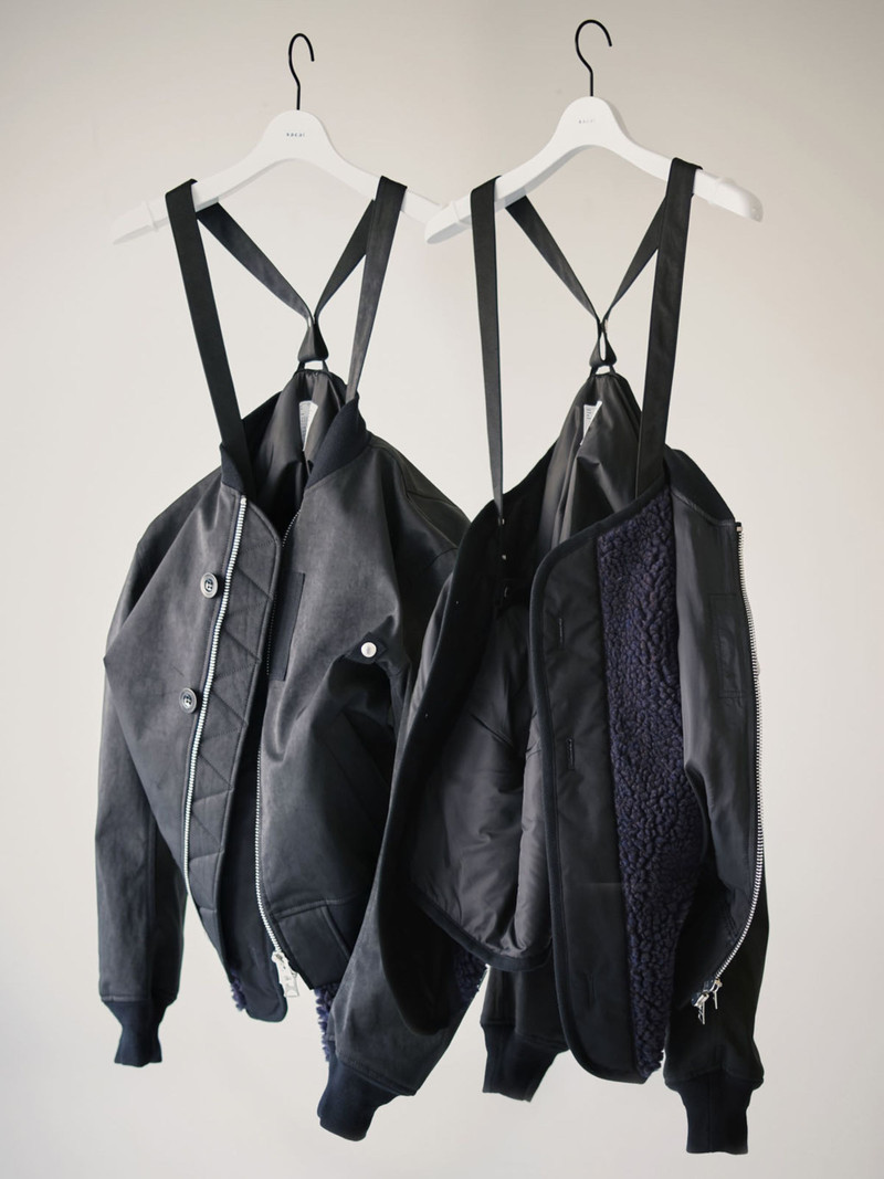 Faux Suede Mix Blouson 7