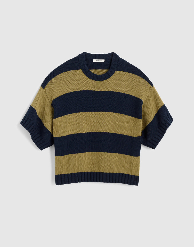 Relaxed Sweater Tee in 100% Cotton 1