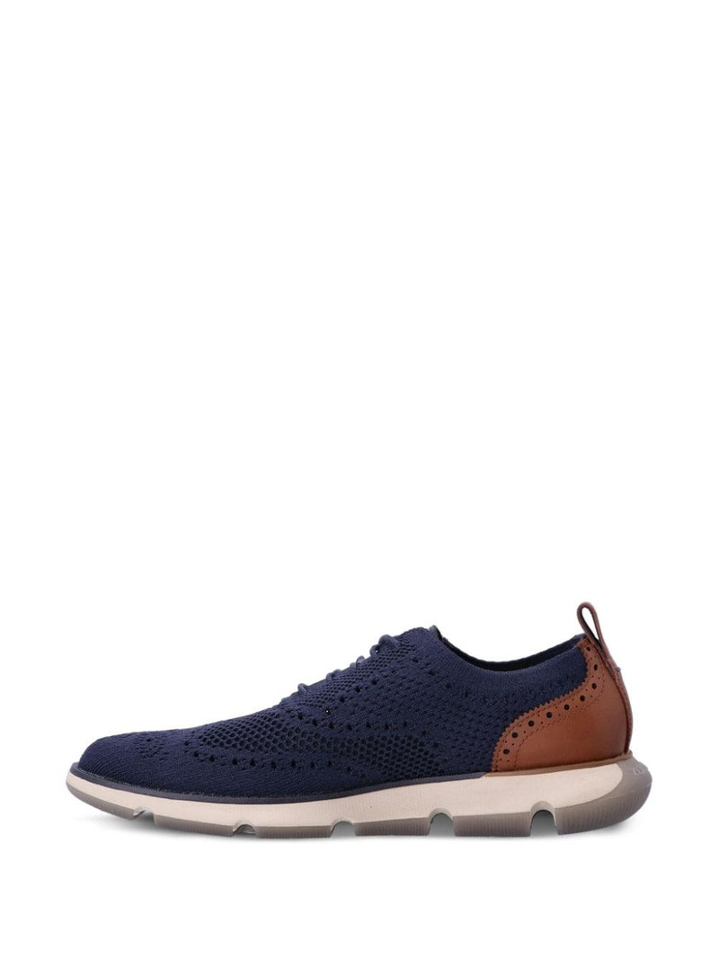 perforated lace-up sneakers 5