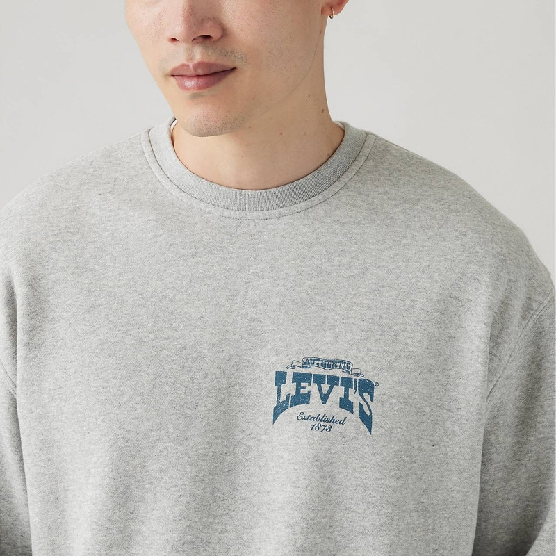 RELAXED GRAPHIC CREWNECK SWEATSHIRT 5