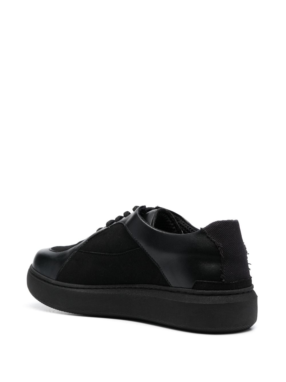 logo-patch low-top sneakers - 3