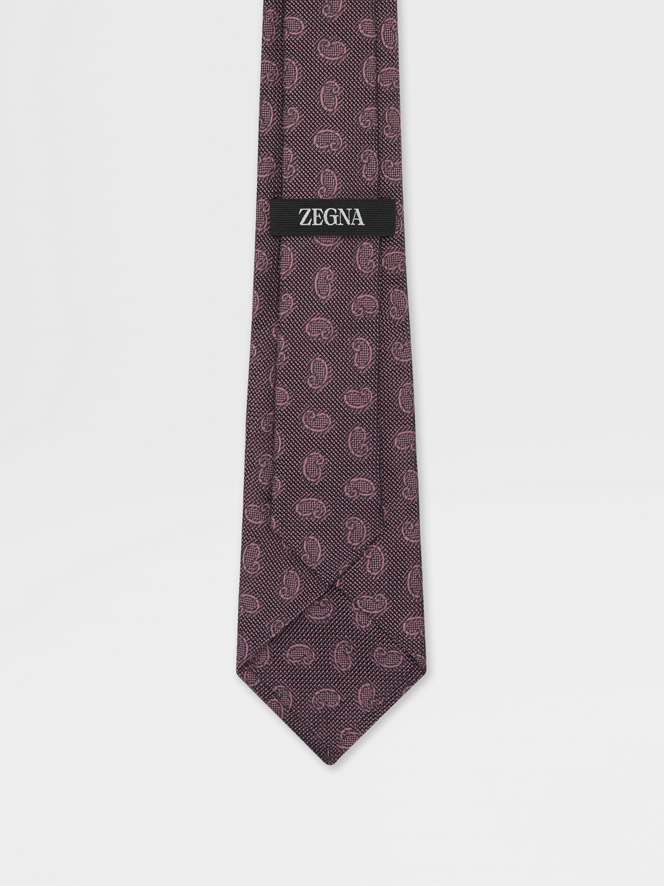 PINK SILK TIE - 3