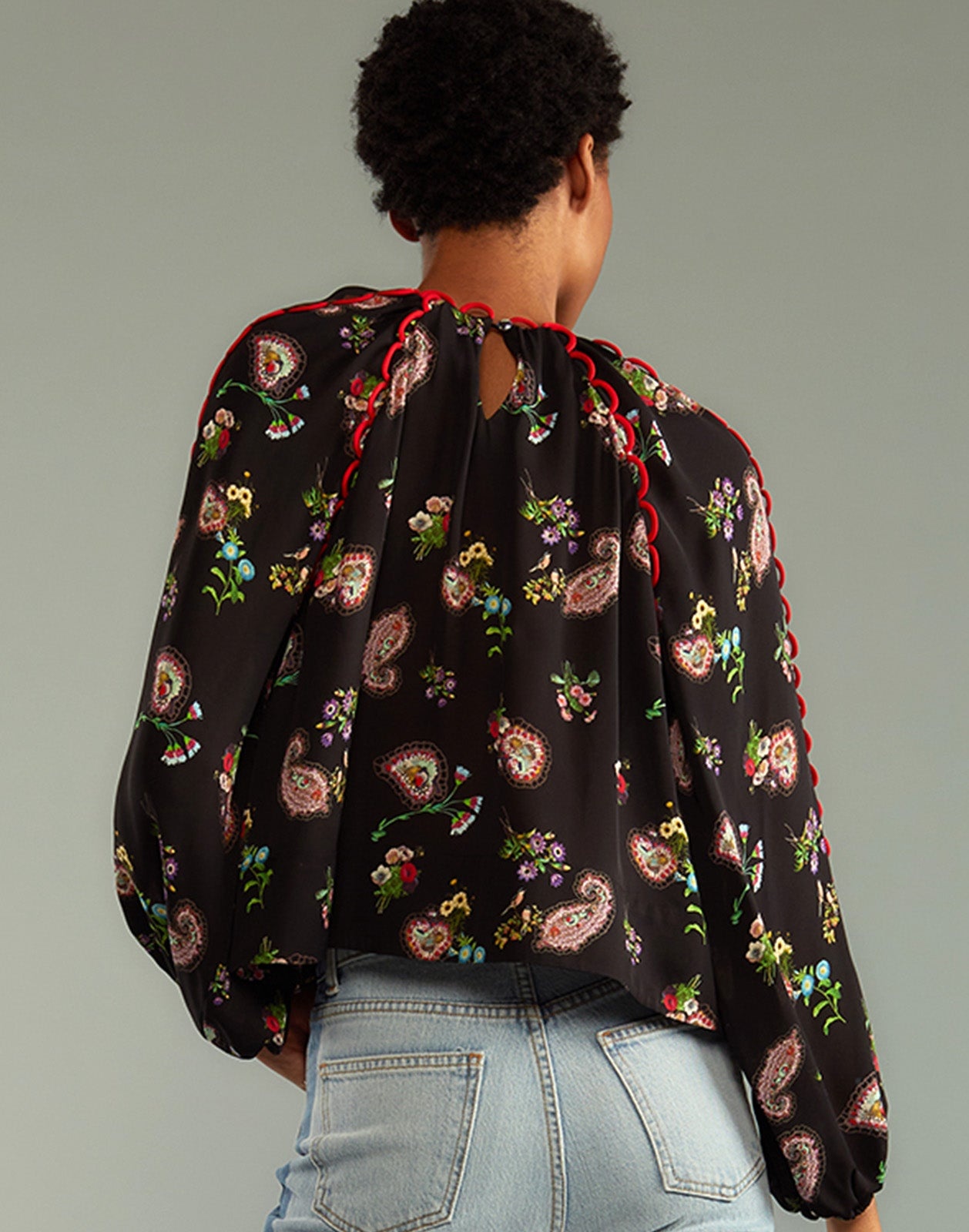 Midnight Garden Blouse - 4