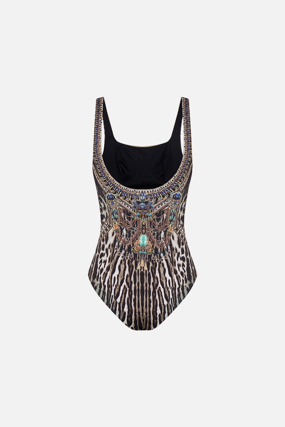 UNDERWIRE  SQUARE NECK ONE PIECE - 6