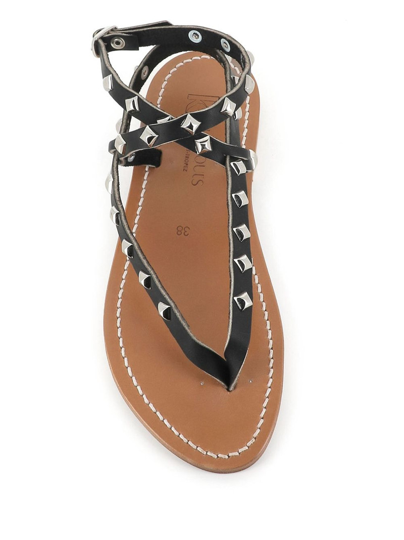 Deltapyr stud-embellished flat sandals 4