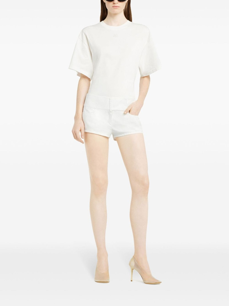 courrèges belted shorts outlook