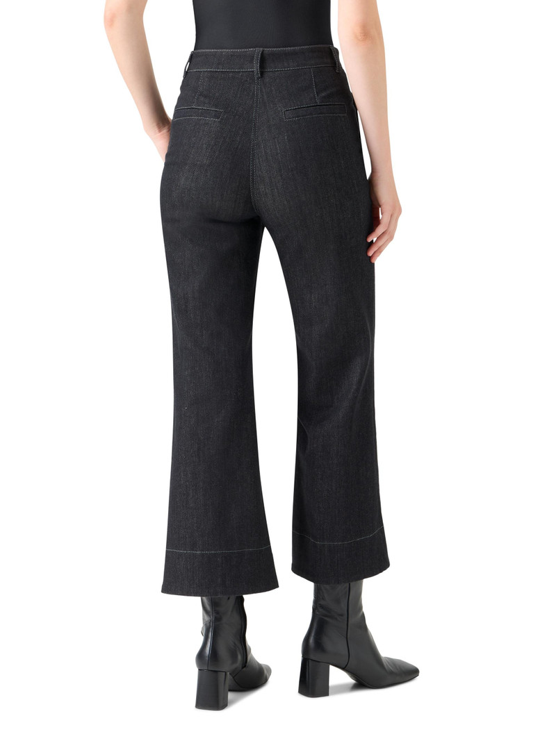 Women's Cecily Cotton Bootcut Pants - Black Denim 4