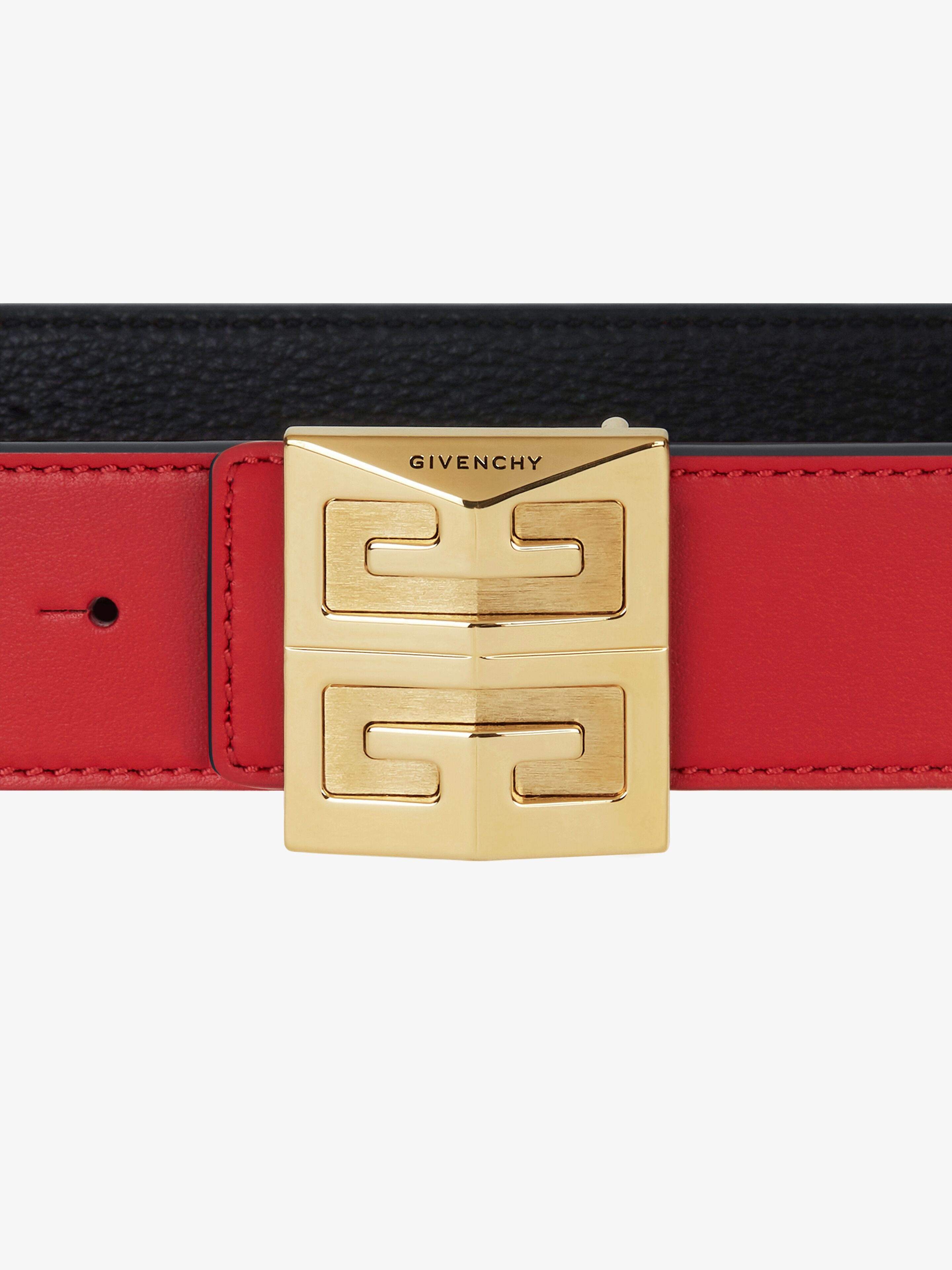 4G REVERSIBLE BELT IN LEATHER - 4