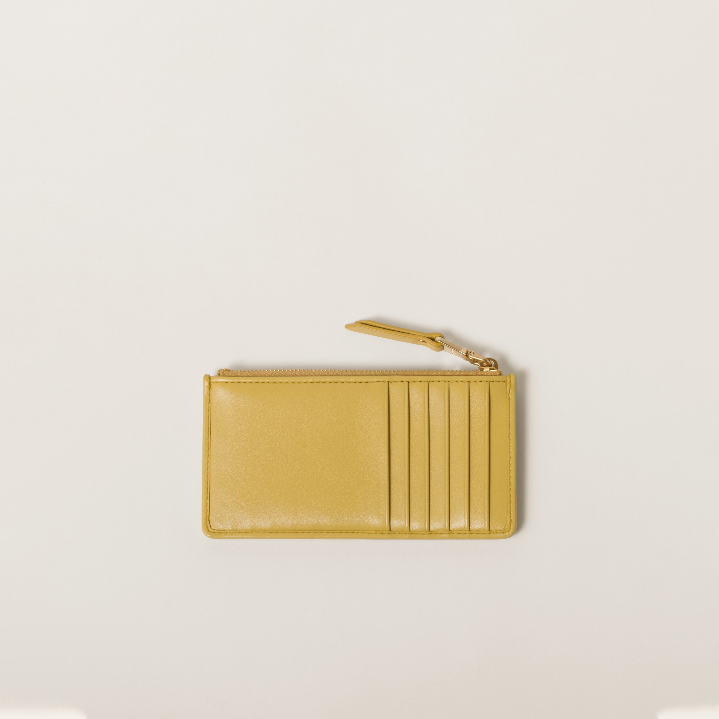 Matelassé nappa leather envelope wallet - 3