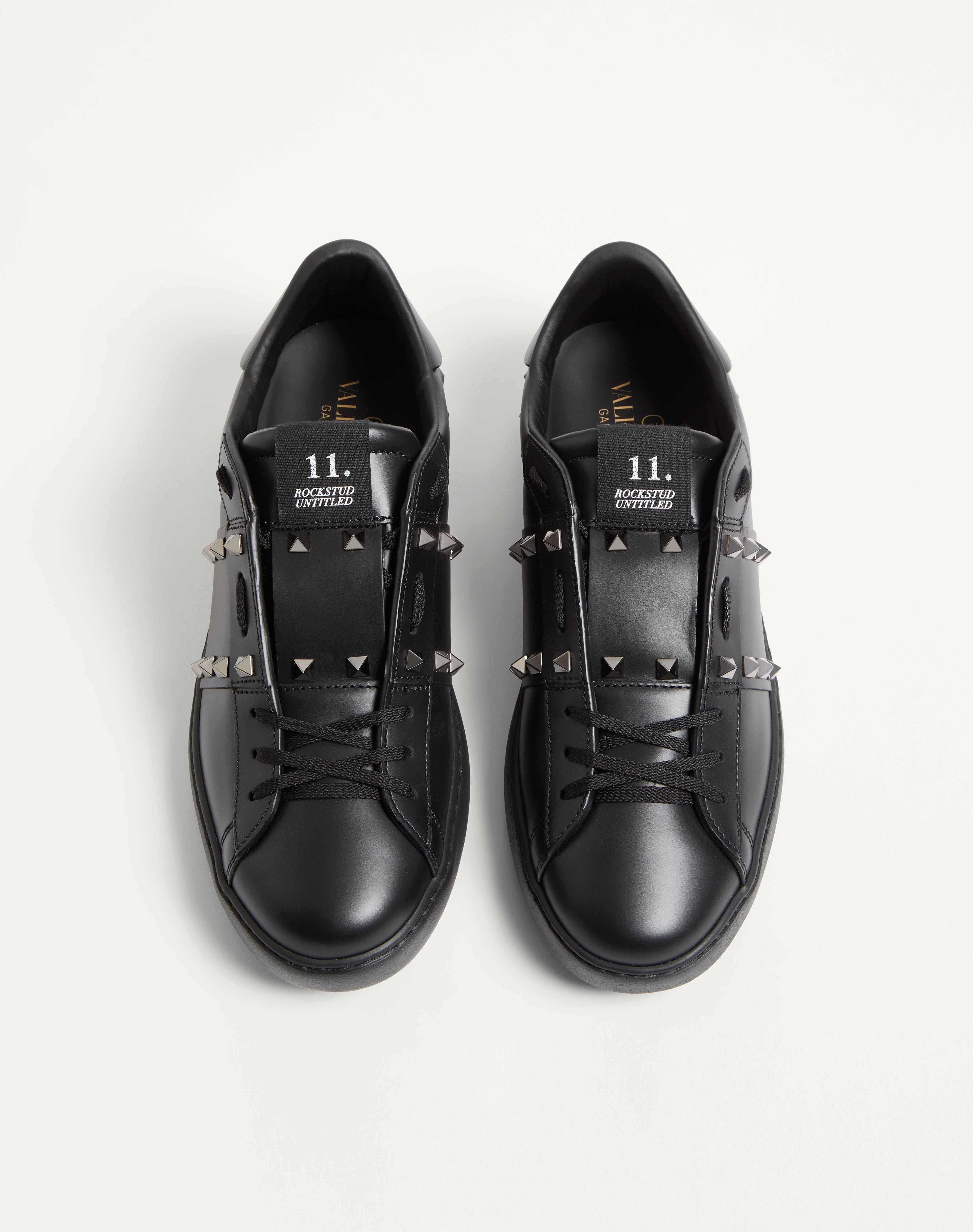ROCKSTUD UNTITLED SNEAKER IN CALFSKIN LEATHER - 5