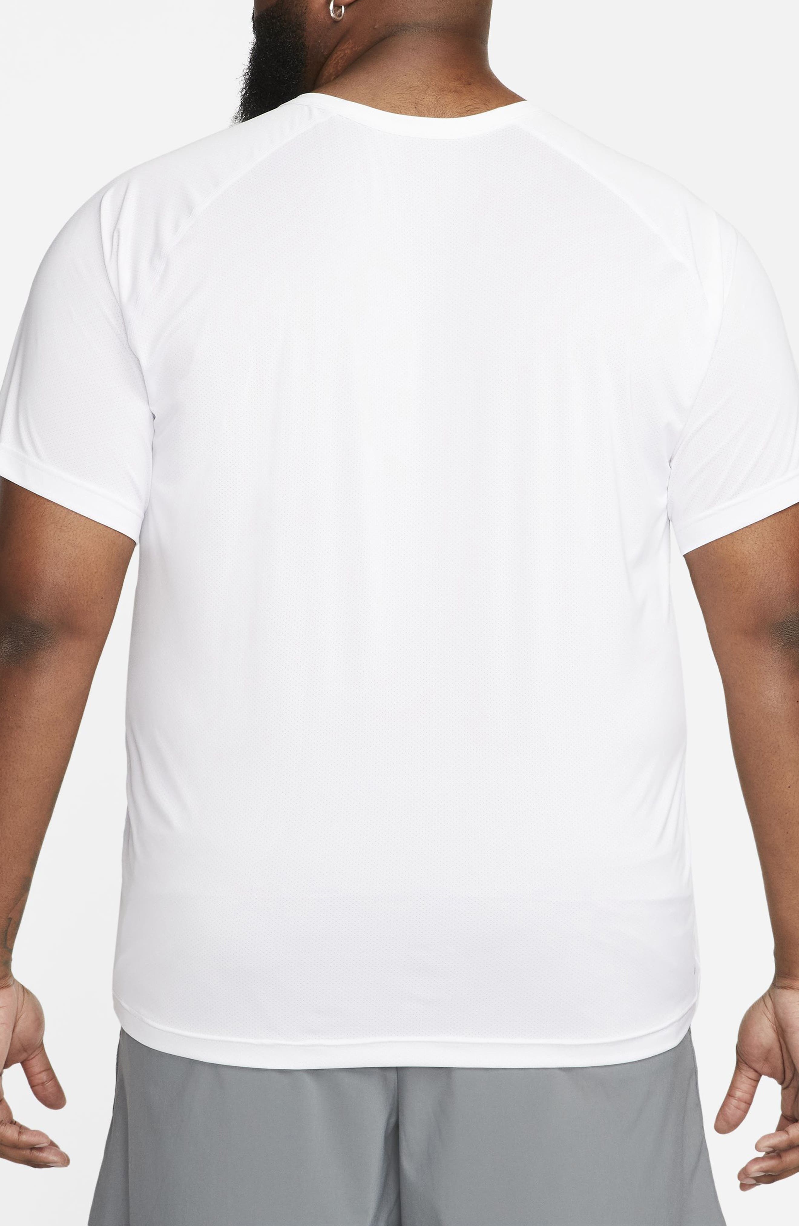 Nike Dri-FIT Ready Training T-Shirt in White/Black at Nordstrom - 4