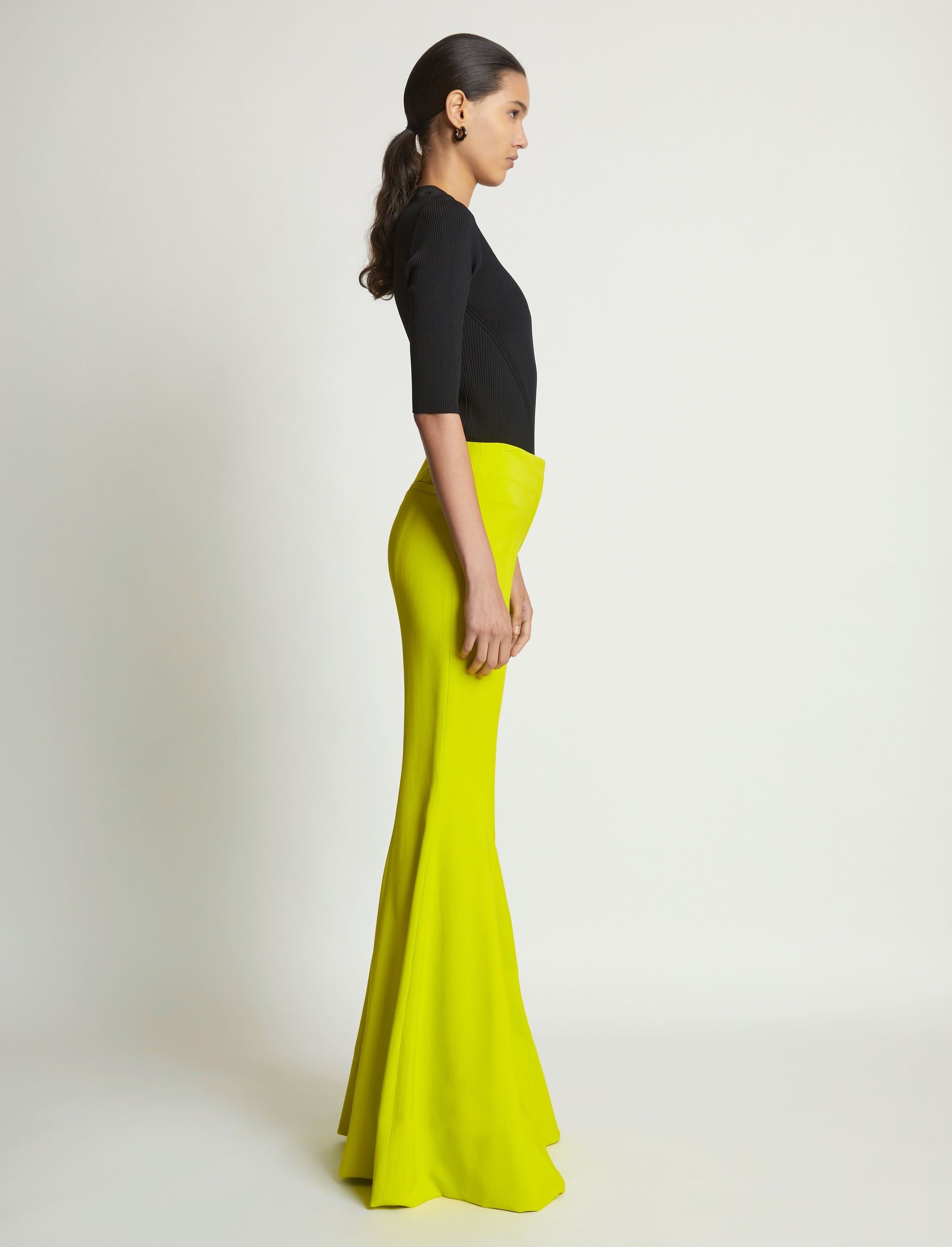 Viscose Suiting Wide Leg Pants - 3
